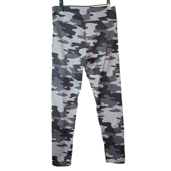2/$15 SO Camo Leggings Gray Size 10 Large Full Length Pull On Favorite Hi-Rise - Picture 6 of 7